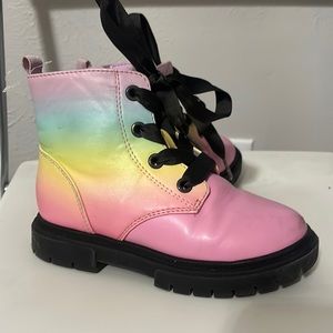 Title girls size 10 rank bow unicorn boots
